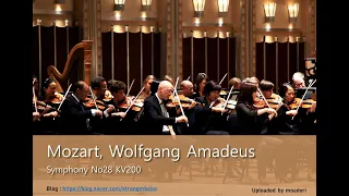 Mozart, Wolfgang Amadeus Symphony No28 KV200