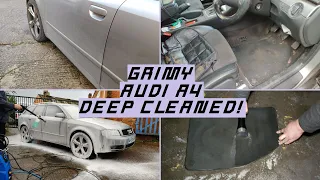 Deep Cleaning our GRIMY Audi A4 B6 Avant! - Garage Hauler Detail - Completely Transformed!