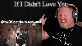 Jason Aldean & Carrie Underwood - If I Didn't Love You (Lyric Video) REACTION