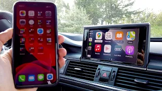 Bezprzewodowy CarPlay, chiński CarPlay box w Audi MMI 3G+