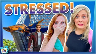 CONQUER The Most STRESSFUL Ride in Disney World's EPCOT -- Guardians of the Galaxy: Cosmic Rewind