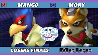 GOML 2023 Losers Finals - Mango (Falco) Vs. Moky (Fox) Smash Melee - SSBM