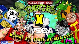 NECA Animated TMNT - Which Action Figures Do We Want? (part 6) - Ninja Turtles All-Stars Part 1