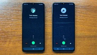 Samsung A12 vs Samsung A13 Double WhatsApp Incoming Calls (Android 11 & 12)