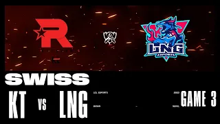 KT vs. LNG - Game 3 | Swiss Stage | 2023 Worlds | KT Rolster vs LNG Esports (2023)