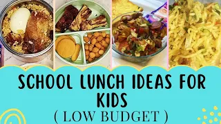 Simple kids School Lunch Ideas 2023 || What My Nigerian 🇳🇬 Kid Eats For School Lunch In A Week