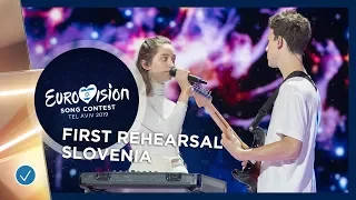 Slovenia 🇸🇮 - Zala Kralj & Gašper Šantl - Sebi - First Rehearsal - Eurovision 2019