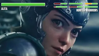 Alita Motorball Fight WITH HEALTHBARS (PART 1) | HD | Alita: Battle Angel