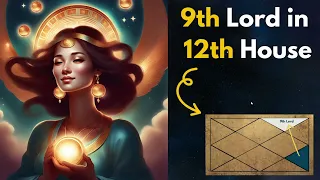 9TH LORD of Luck & Fortune in 12TH HOUSE of a Birth Chart in Vedic Astrology | Soma Vedic Astrology