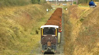 Narrow Gauge Freight Trains in Ireland  🚂 Bord na Móna Railway - 24 February 2023
