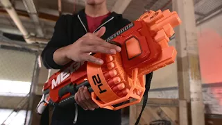 NERF Mega - Mastodon Blaster - Demo Video