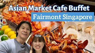 Singapore Fairmont Hotel - Asian Market Cafe Buffet Dinner, the Singapore Food Buffet.