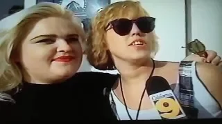 MADONNA- (RARE) news clip of the 2nd Arsenio Hall show 1992