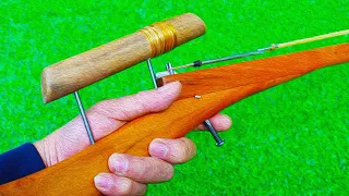 DIY Brilliant Nail-Slingshot for Hunting (AmazingTechniques) #usa #fyp #viral #treding #foryou