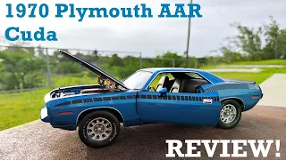 1970 Plymouth AAR Cuda Diecast review (1/18 scale) by Auto World