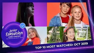 TOP 10: Most watched in October 2019 - Junior Eurovision Song Contest