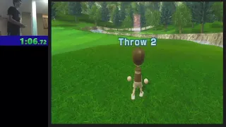 *Former World Record* Wii Sports Resort Frisbee Golf 3 Holes - Classic B speedrun in 1:24