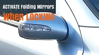 Mercedes ML M Class How to Activate Folding Mirrors When Locking