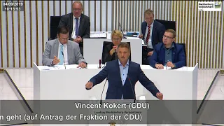 VINCENT KOKERT, Aktuelle Stunde, CDU-Fraktion, Landtag MV, 04.09.2019