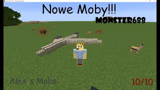 Testujemy nowe zwierzęta w minecraft!!!