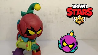 ⭐Making BRAWL STARS LILY | Tutorial with clay⭐