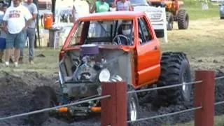 JAMES GLASSCOCK at redneck mud bog 6 11 11 fastest mud truck of the day !