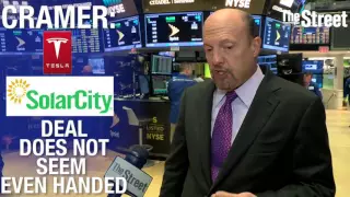 TheStreet: Tesla/SolarCity Deal Not Evenhanded says Jim Cramer