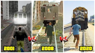 Evolution of TRAINS in GTA Games (2001-2020)