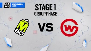 M80 vs Wildcard // North America League Stage 1 - Day 2 // 2024