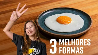 3 MÉTODOS DIFERENTES PARA O OVO FRITO PERFEITO 🍳 | GoHanBASICS