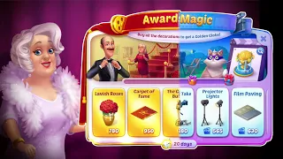 Playrix Homescapes - Movie Magic & Awards Night Decorations - Android Gameplay