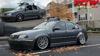 Bagged Jetta MK4 Gli on Rotiform RSE Wheels Tuning Story by Bailey