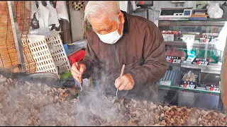 Grandpa’s Butcher Shop - Old Style Meat Stall - Japanese Street Food