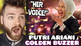 First Time Hearing Putri Ariani | "GOLDEN BUZZER Simon Cowell" | AGT 2023 REACTION