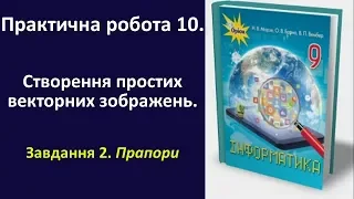 Практична робота 10. Створення простих векторних зображень. Завдання 2 | 9 клас | Морзе