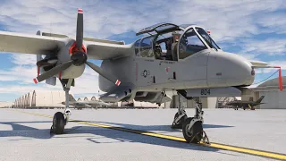 First look at the AzurPoly North American OV-10 Bronco in Microsoft Flight Simulator