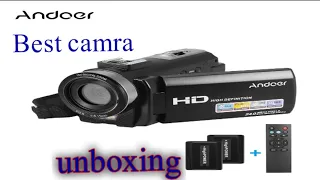 unboxing | Andoer HDV-201LM 1080P FHD Digital Video Camera  24MP 16X Digital Zoom || HAIDER STUDIO