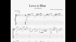 Love is Blue - Paul Mauriat [ Free Guitar Tabs ]