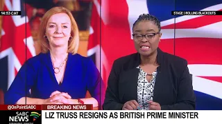 Liz Truss resigns as British Prime Minister