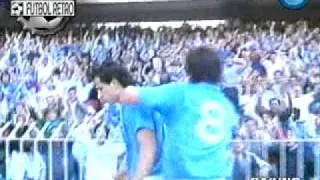 Napoli 3 vs Milan 0 Serie A 1989/90 Maradona marca gol epico FUTBOL RETRO TV