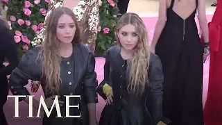 The Olsen Twins Did Their Own Mood-Serving Thing In Matching Leather At The 2019 Met Gala | TIME