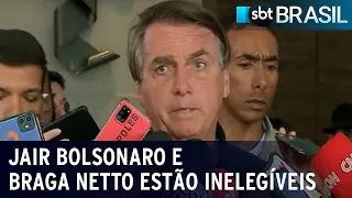 Bolsonaro é condenado novamente por abuso de poder político e econômico | SBT Brasil (01/11/23)