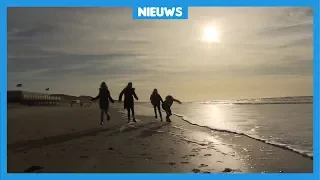 Granaten gevonden op het strand na de harde storm
