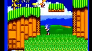 Sonic The Hedgehog 2 (1992) Sega Genesis (1440p) RGB SCART - High Quality Longplay Original Hardware