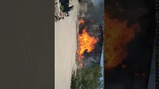пожар в Балхаше