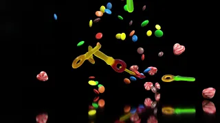 Raining candy / Free Stock Footage