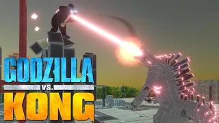 Godzilla VS Kong 2021 Ending Fight Scene Remake - Animal Revolt Battle Simulator