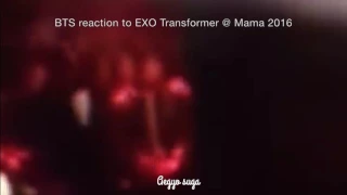 161202 MAMA 2016 - BTS reaction to EXO Transformer