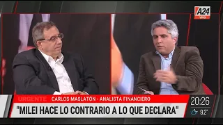 Carlos Maslatón en A24: "El plan económico está fracasando" | ENTREVISTA COMPLETA (17/05/2024)
