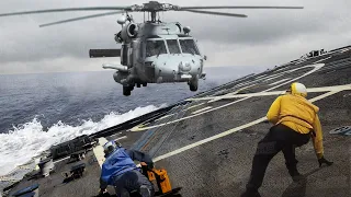 What it Takes to Perfectly Land a Helicopter During a Storm